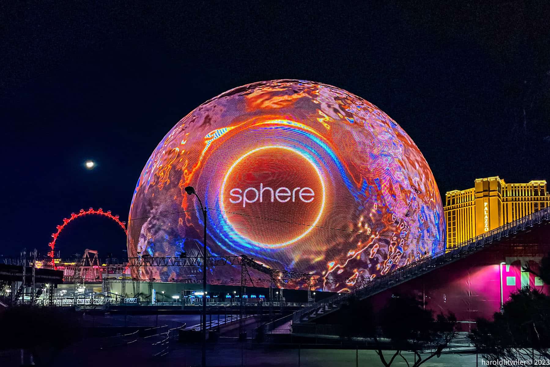 The exosphere of the Las Vegas Sphere